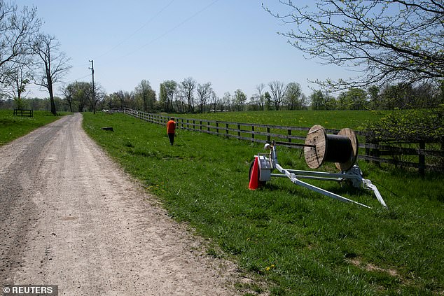 Program enrollee Cindy Westman of Eureka, Illinois said the internet subsidy has allowed her to easily access medical records online and switch to telehealth appointments when the her ordinary hour-long drive to appointments won't work. Above, Silica Broadband's Dave Wallace