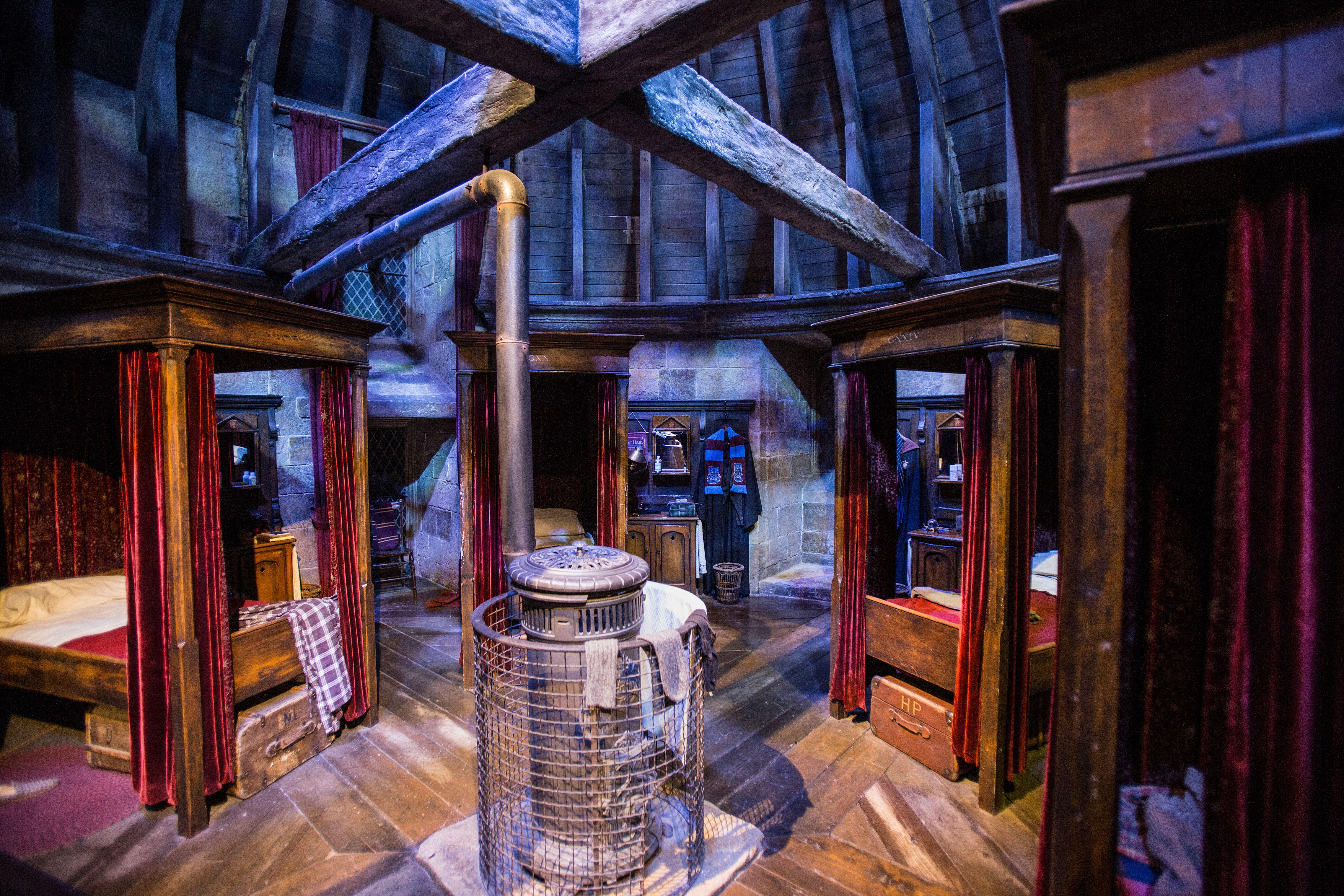 There are loads of sets to explore including the Gryffindor Boys' Dormitory