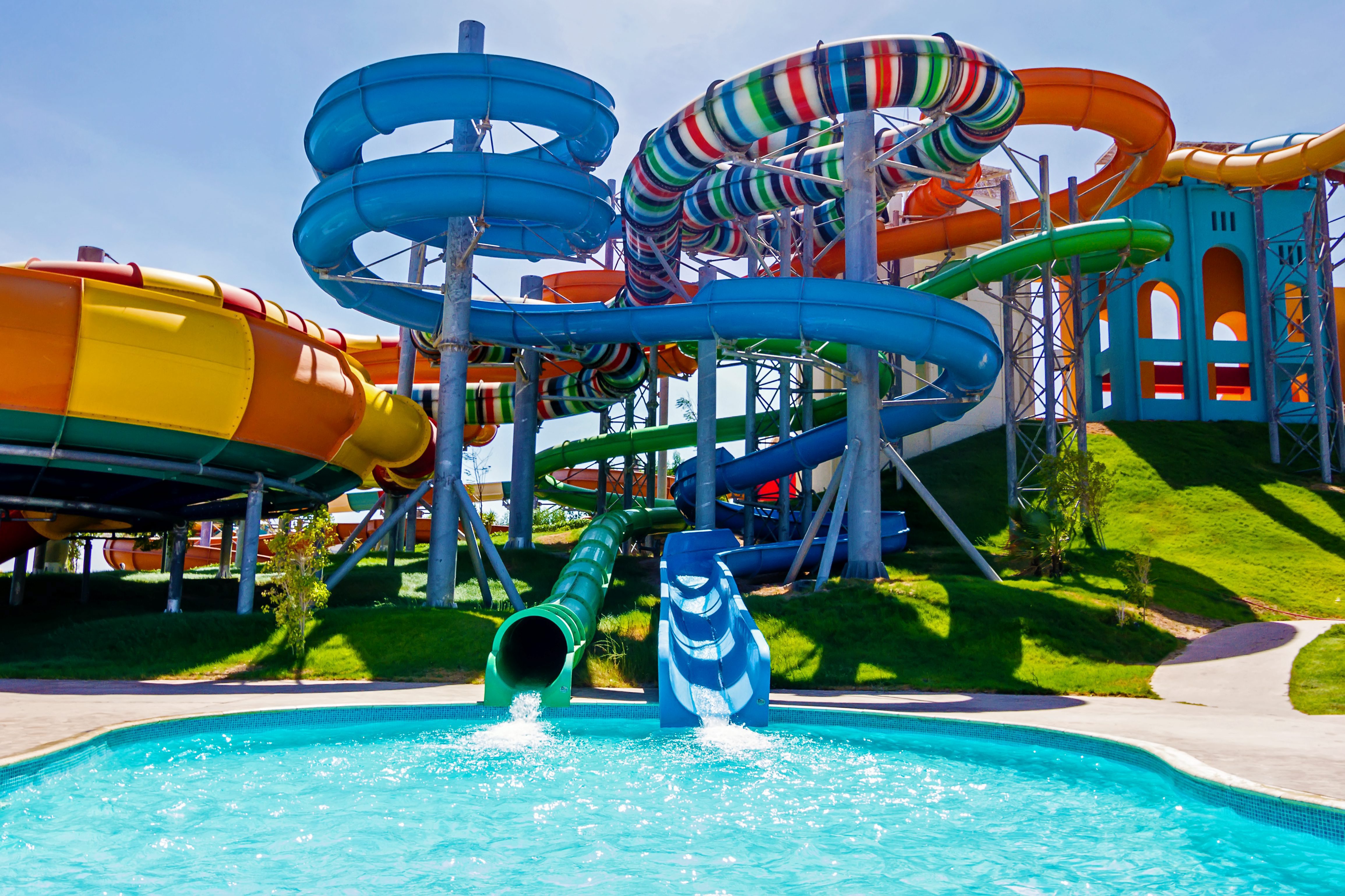 This waterpark in Turkey has 30 slides and a wave pool