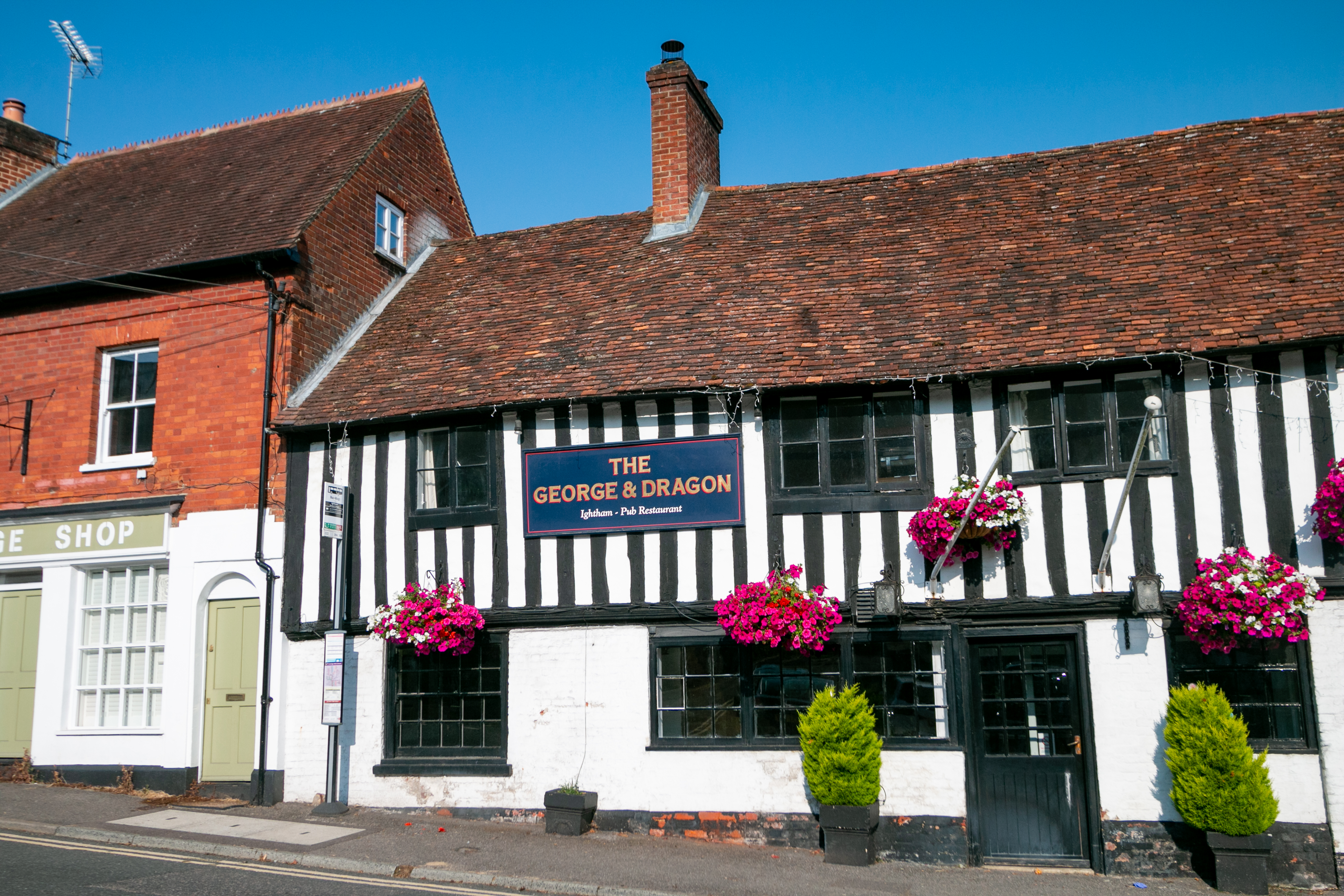 The George & Dragon is said to be the pub visited by Guy Fawkes