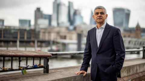 London’s mayor Sadiq Khan