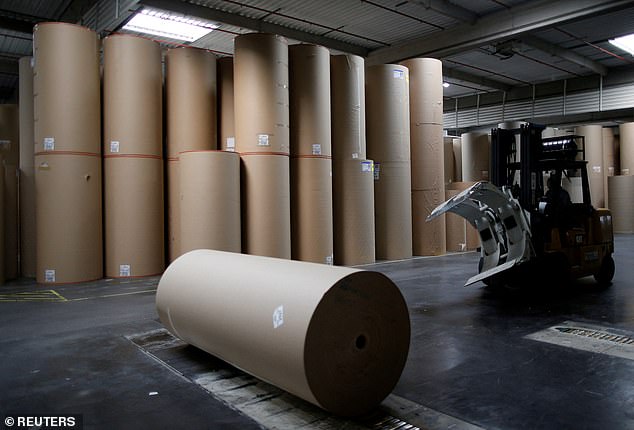 Snapping up: Packaging giant DS Smith has agreed to be acquired by US rival International Paper in a £5.8billion deal