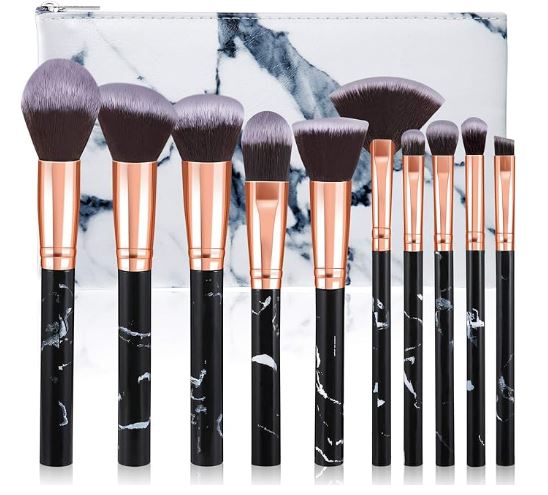 Cheap makeup brushes can retail for as little as 31p on Amazon