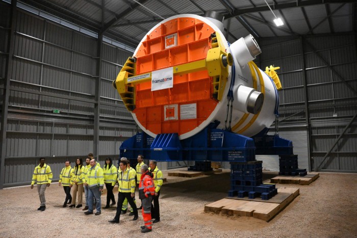 Construction work at Hinkley Point C in Somerset