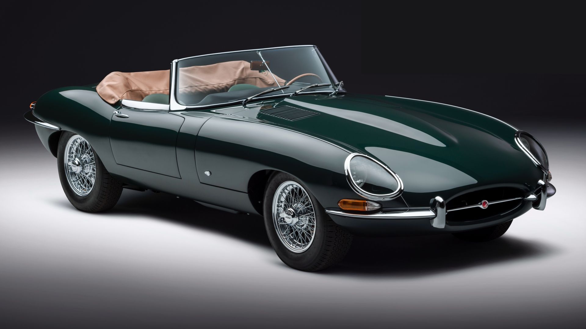 Green 1963 Jaguar E-Type