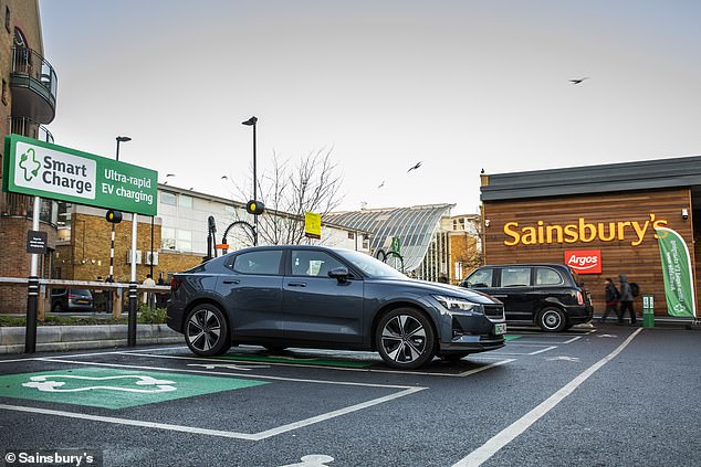 Sainsbury's launched its own electric car charging brand in January, becoming the first supermarket in the UK to introduce and run its own EV charging network