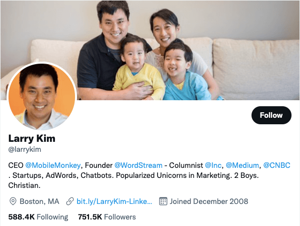 Larry Kim on Twitter Larry Kim on Twitter