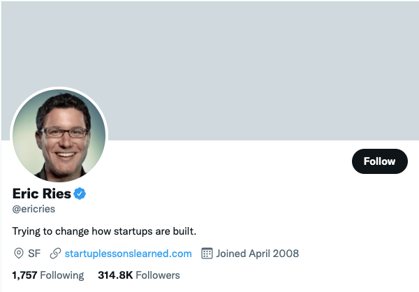 Eric Ries on Twitter Eric Ries on Twitter
