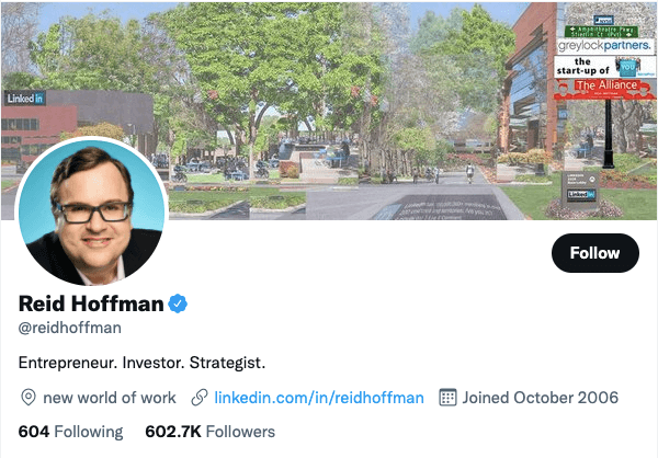Reid Hoffman on Twitter Reid Hoffman on Twitter