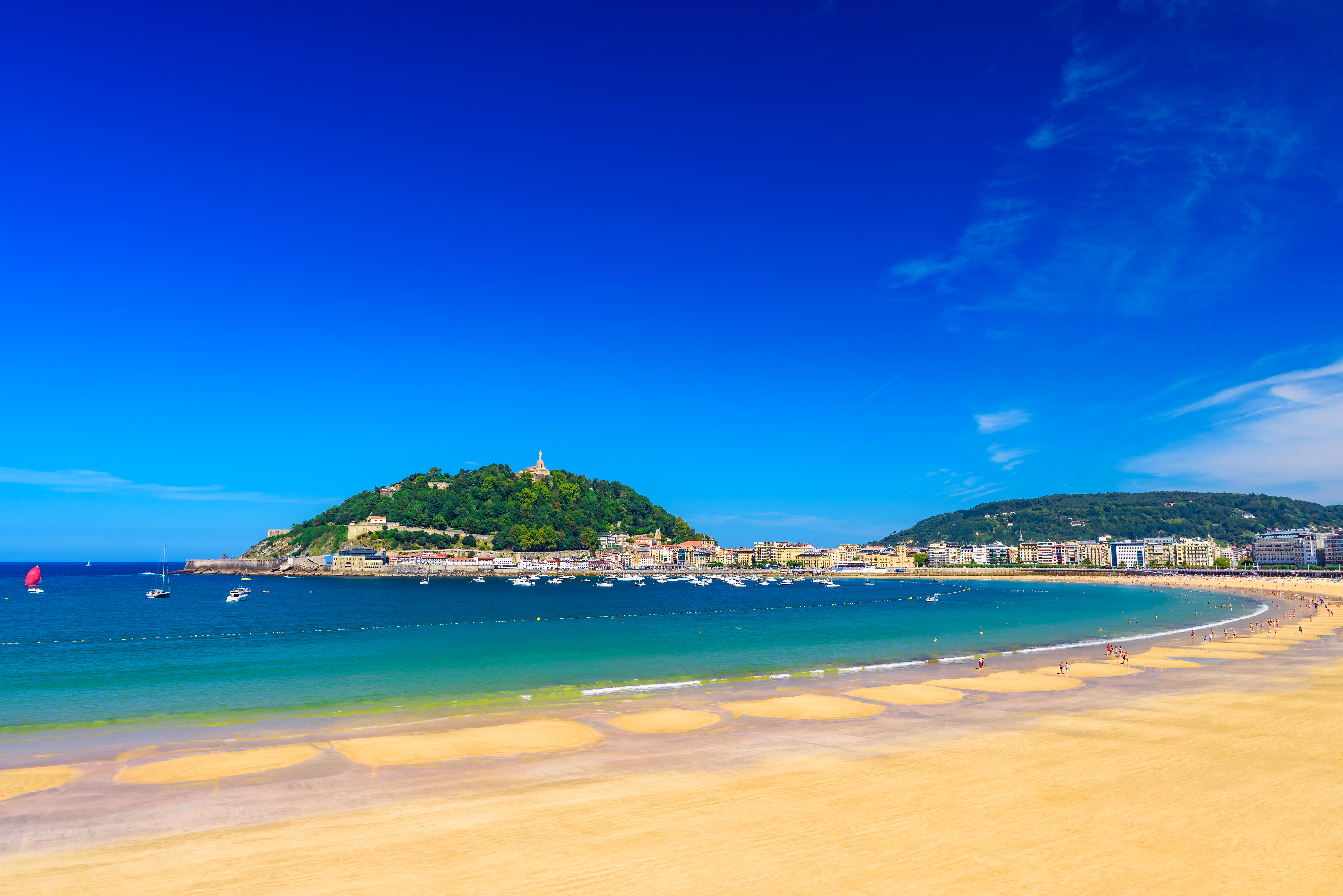 San Sebastián is home to La Concha - one of Europe's best beaches