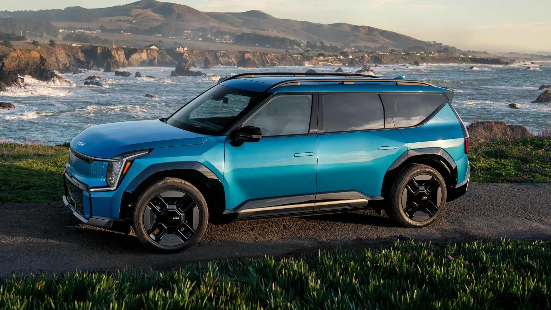 2024 Kia EV9 by Water