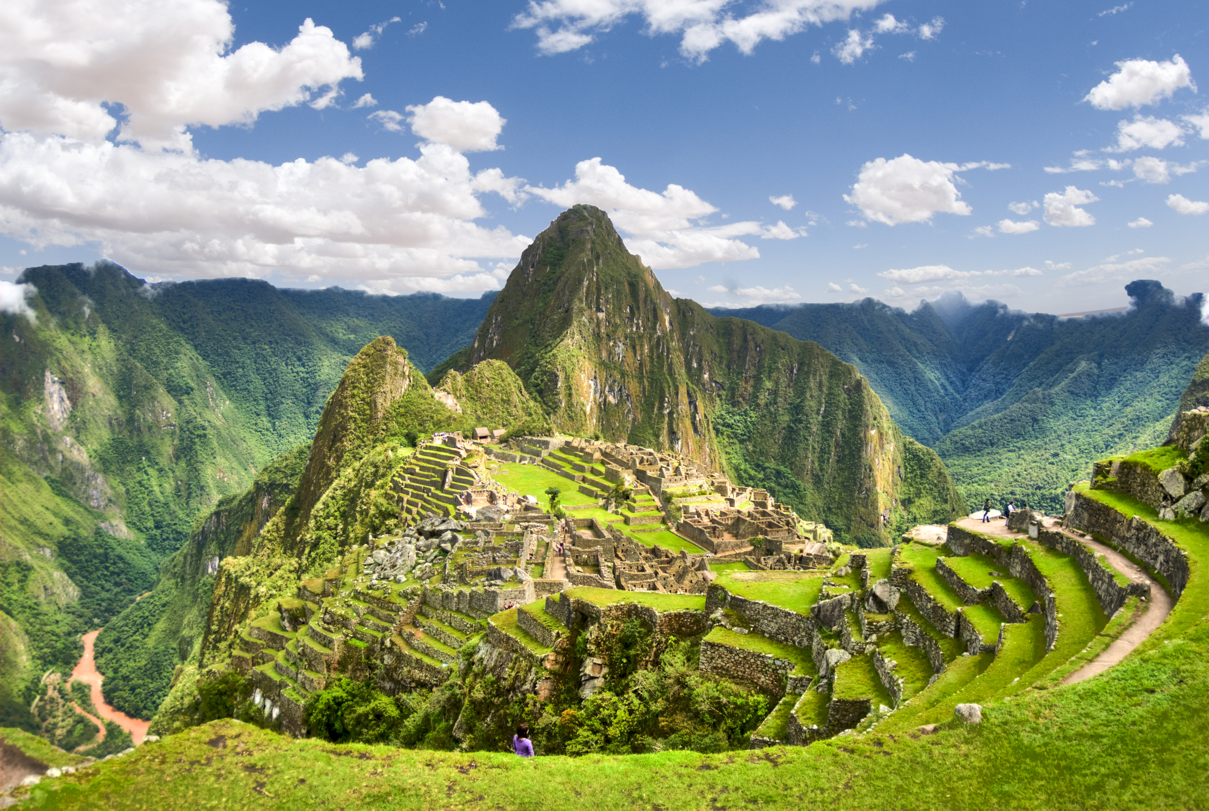 Built in the 15th century, Machu Pichu in Peru is also known as the Lost City of the Incas