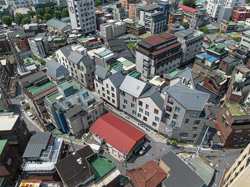 korean co-living develops within brick-clad building complex by urban agency