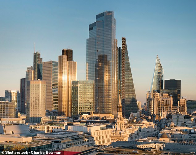 Sunnier outlook: Britain's blue-chip share index logged a weekly gain – its first in six weeks