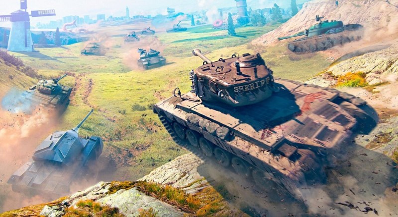 World of Tanks Blitz on the Switch.
