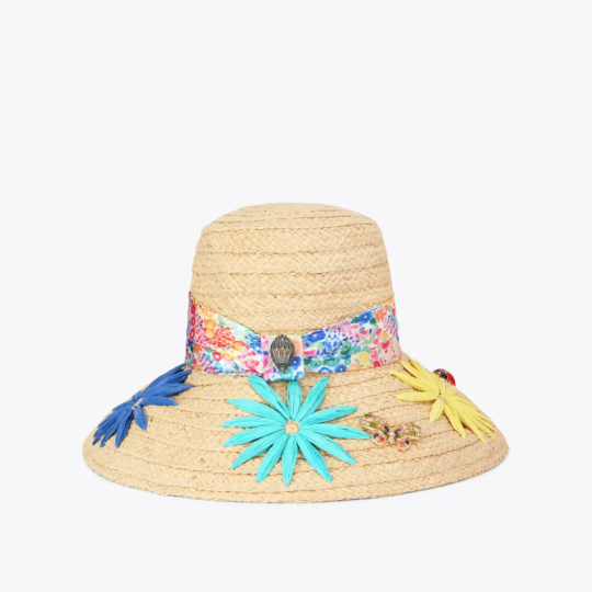 Floral Couture Straw Hat