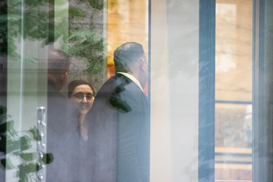 Caroline Ellison arrives at court for a sentencing hearing in New York