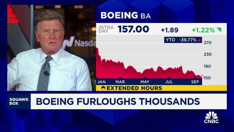 Boeing starts furloughing tens of thousands of employees amid machinist strike