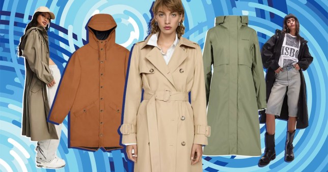 Image of the best raincoats as chosen by a shopping expert