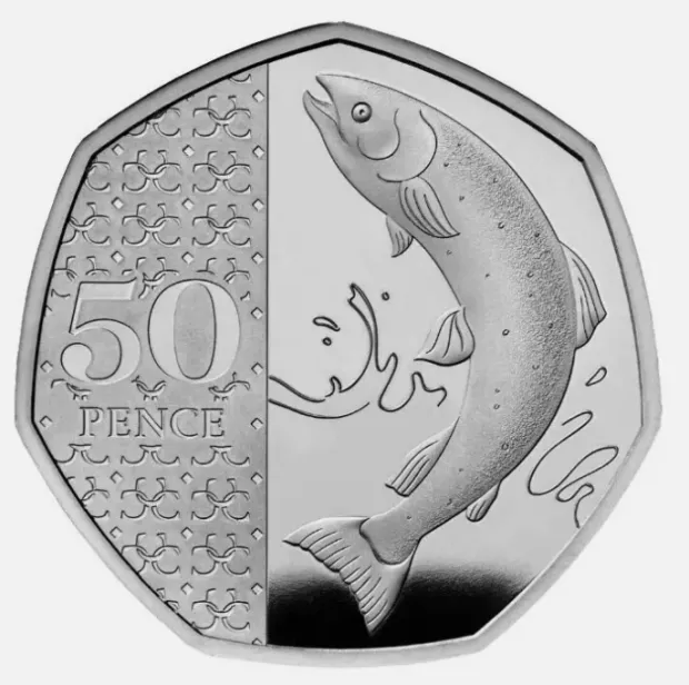 This 50p piece was only put into circulation last November