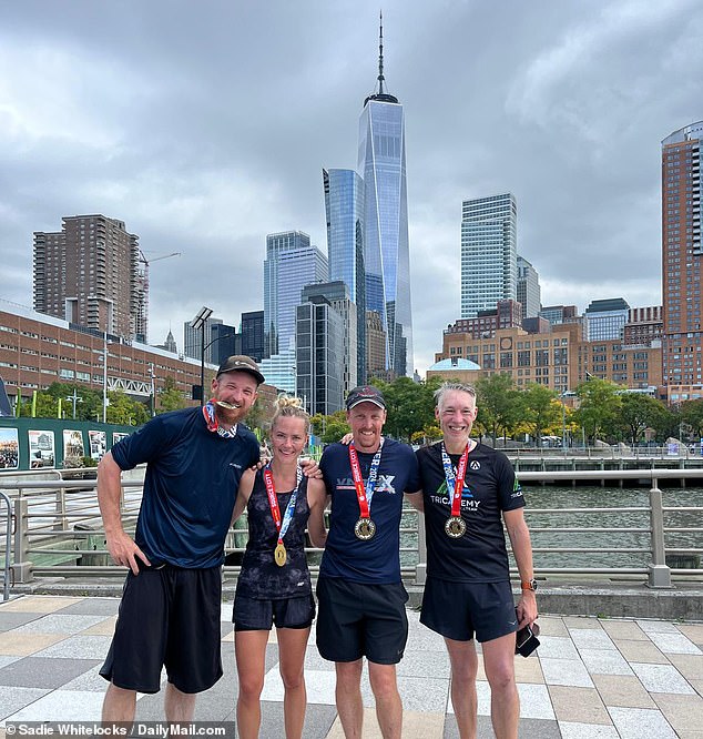 The run from the George Washington Bridge to the City Vineyard restaurant on Manhattan's west side took us  just over 2.5 hours