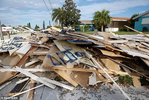 Over 12,000 cubic yards of debris have been removed in Helene-affected areas of Florida in less than two days, officials have said