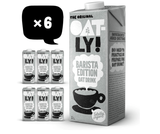 Oatly Barista Oat Drink Long Life 6x1L