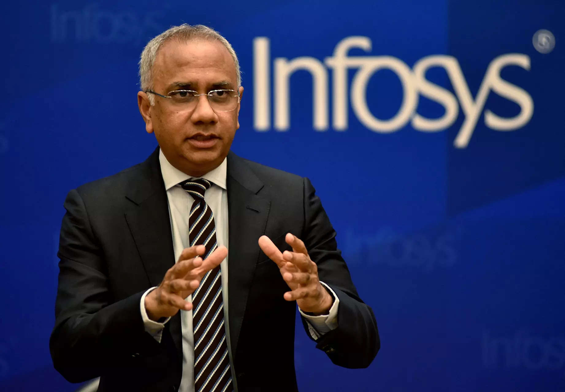 Infosys quarterly results in Bengaluru Infosys quarterly results in Bengaluru
