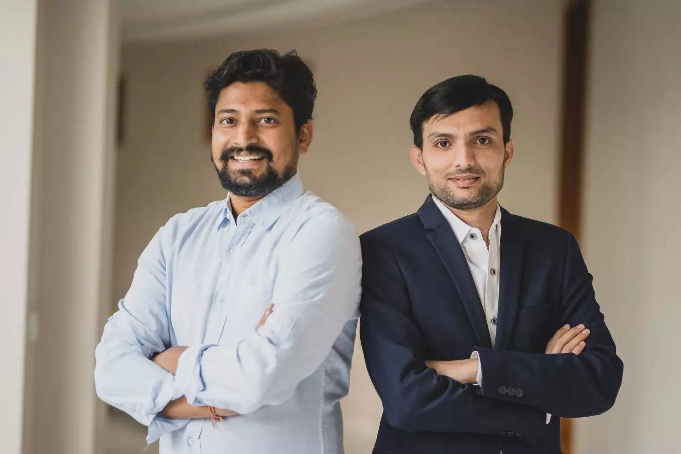 <p>L to R - Prateek Singhal and Ahmad Hushsham, Co-Founders, Yoho</p>