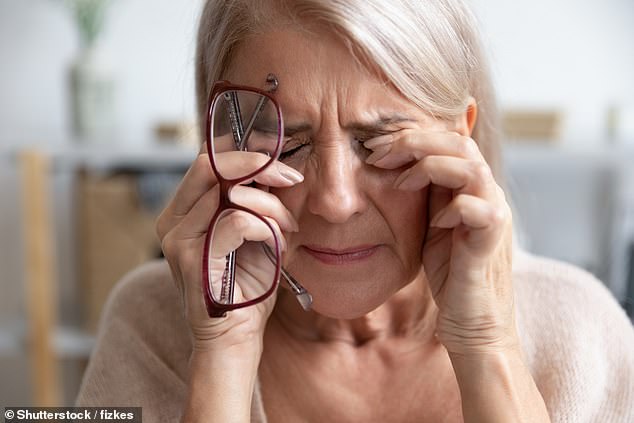 The Royal National Institute of Blind People (RNIB) said its projections show that an estimated 2.8 million people will be living with sight loss by 2035, an increase of 27 per cent (file image)