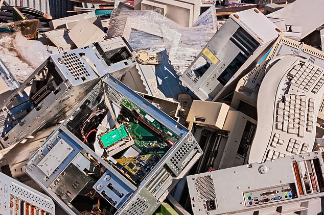 UN figures suggest 54 million metric tonnes of electronic waste are produced annually, equating to about 7 kilograms for every person on the planet