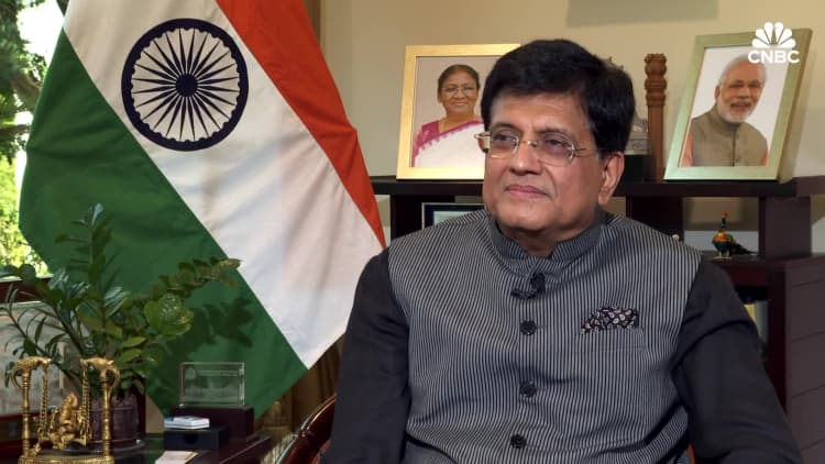 Watch CNBC's full interview with India's Minister of Commerce and Industry Piyush Goyal