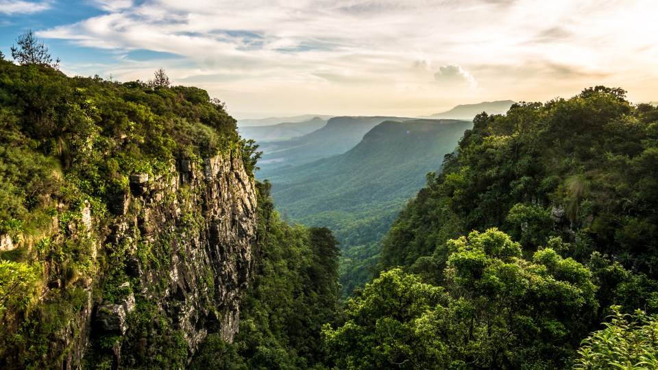 'God’s Window' viewpoint near Graskop in South Africa