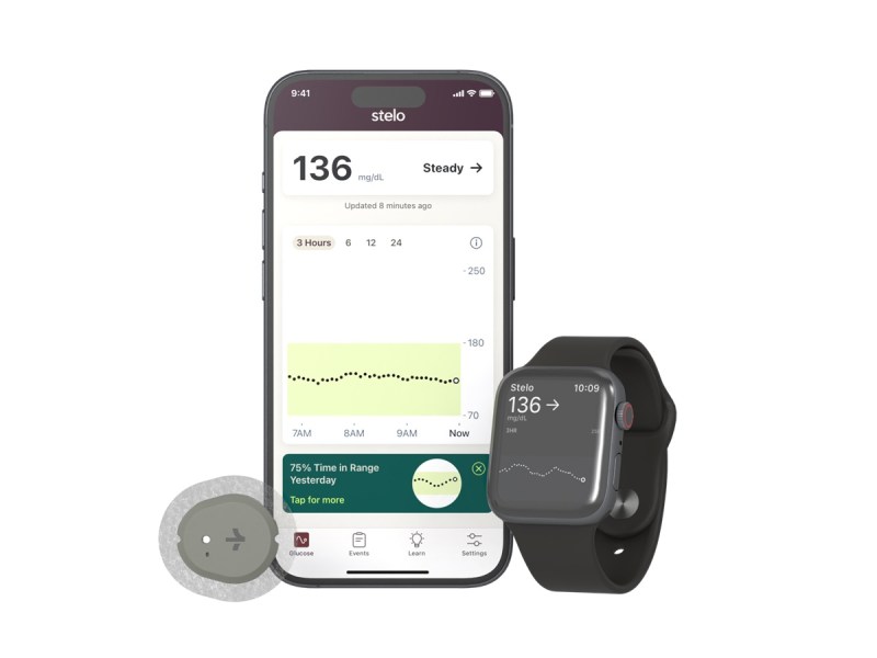 Dexcom Stelo sensor and app.