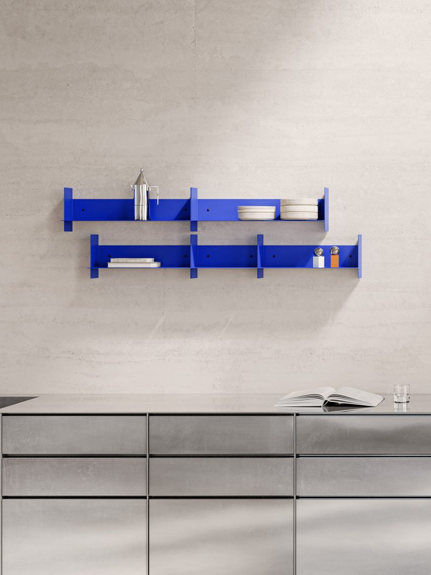 Shelves from Klein Blue collection
