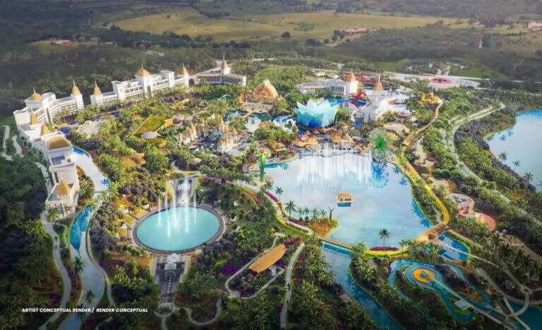 The theme park will fully open by 2026