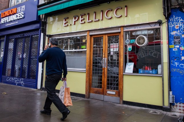 E Pellicci Italian Café London