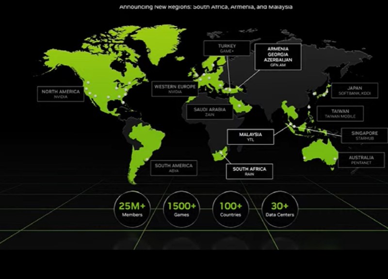 The reach of GeForce Now.