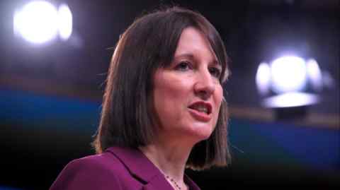 Rachel Reeves speaks during a press conference