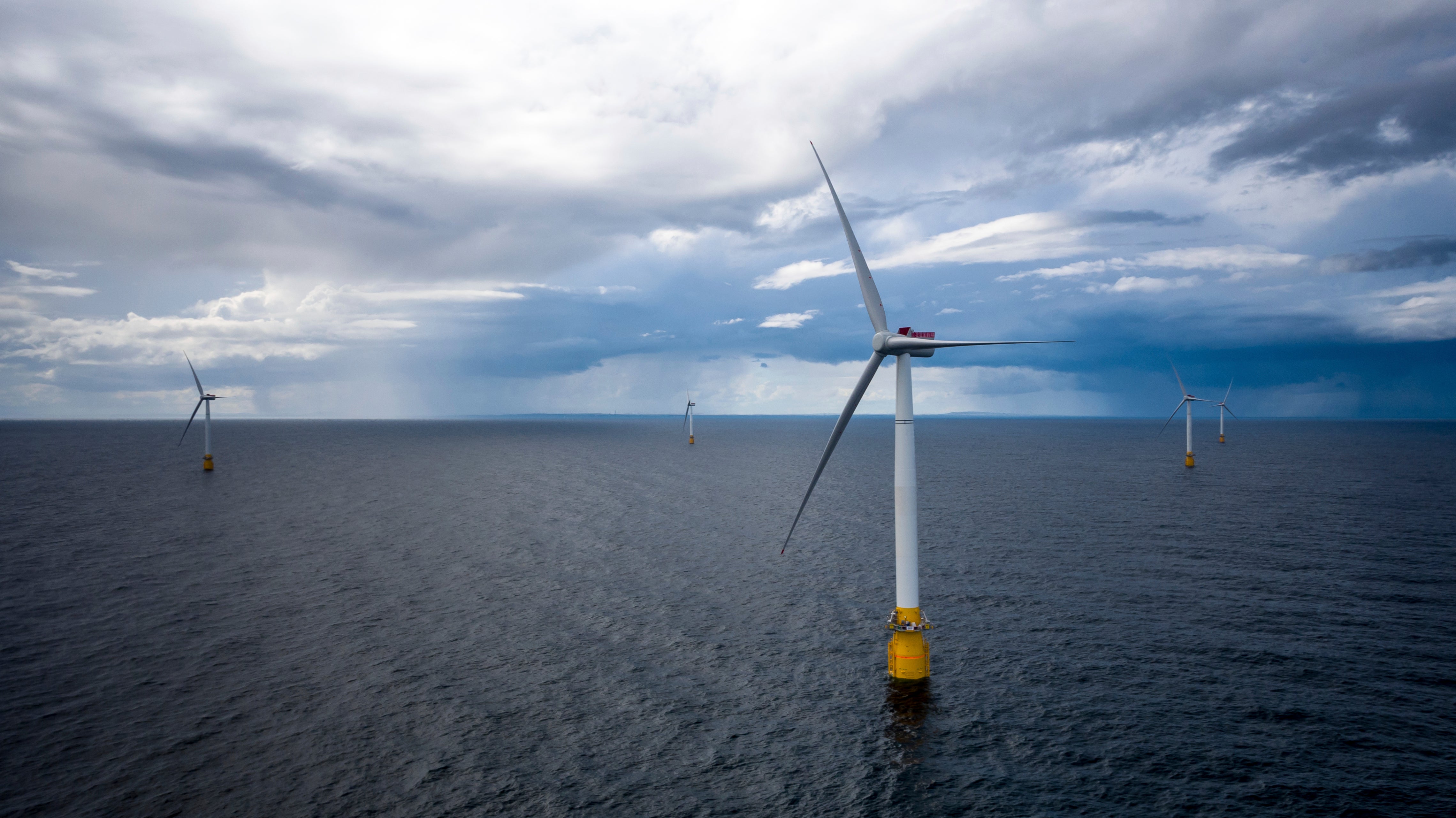 Hywind Scotland was the world’s first commercial wind farm using floating wind turbines. As of March 2024, some 15.4 GW of energy in Scotland came from renewables. (Equinor)