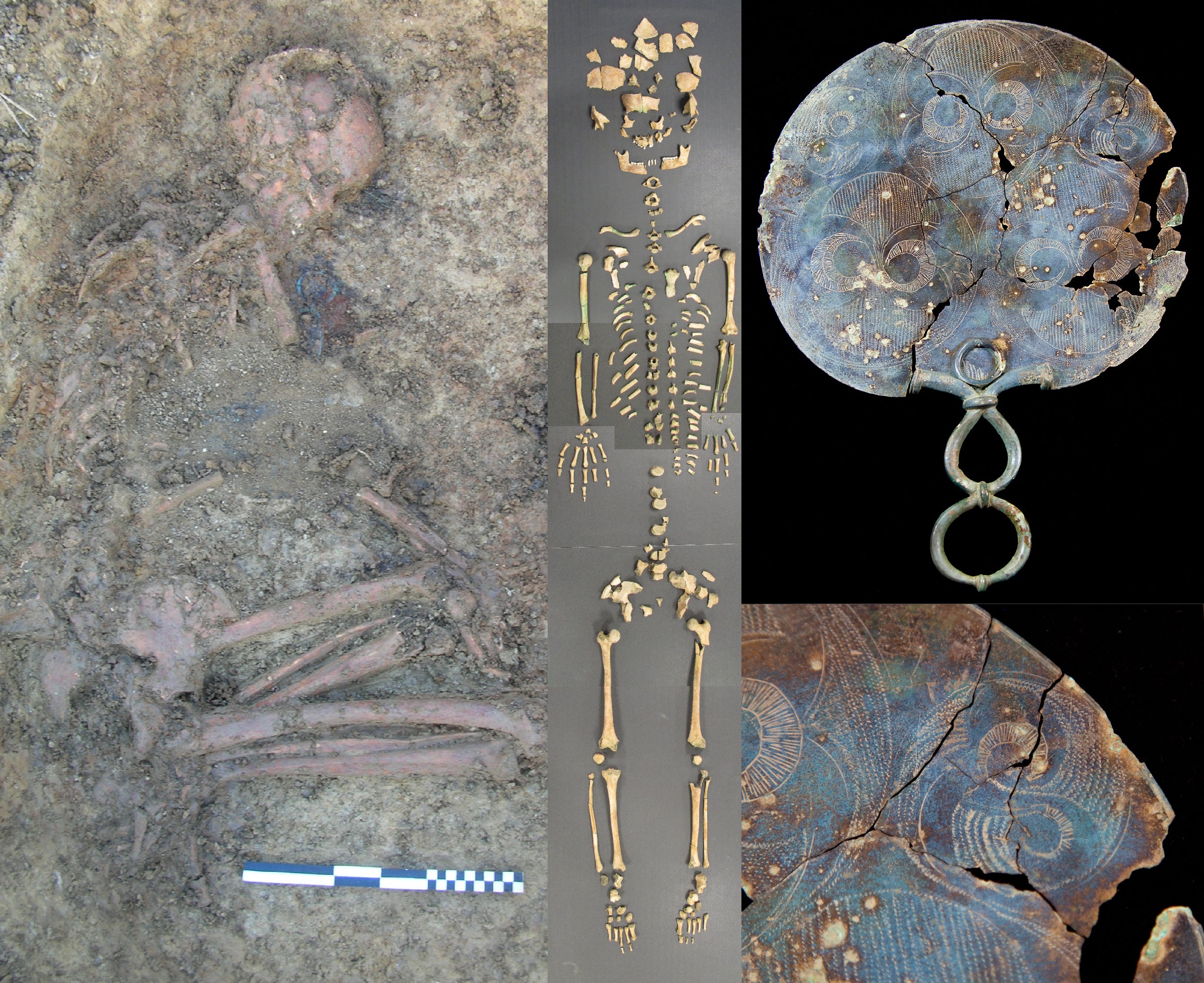The burial of a young woman from Langton Herring sampled for DNA