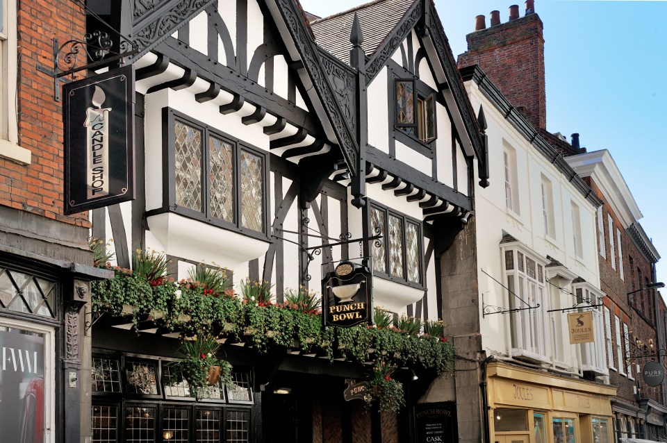 The Punch Bowl pub in York, England.