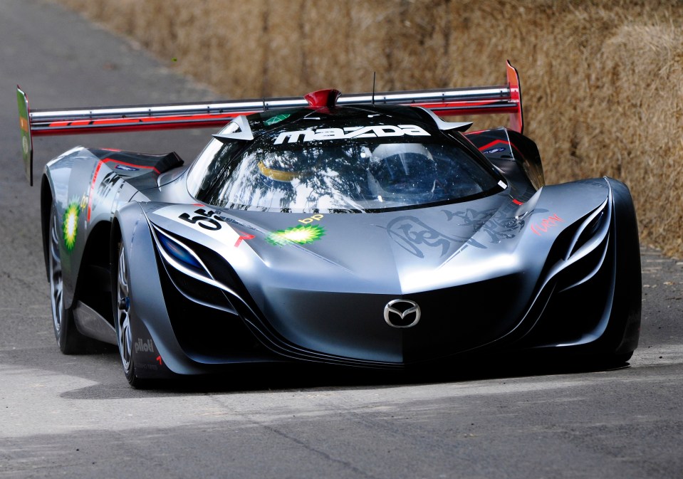 Mazda Furai supercar at the Goodwood Festival of Speed.