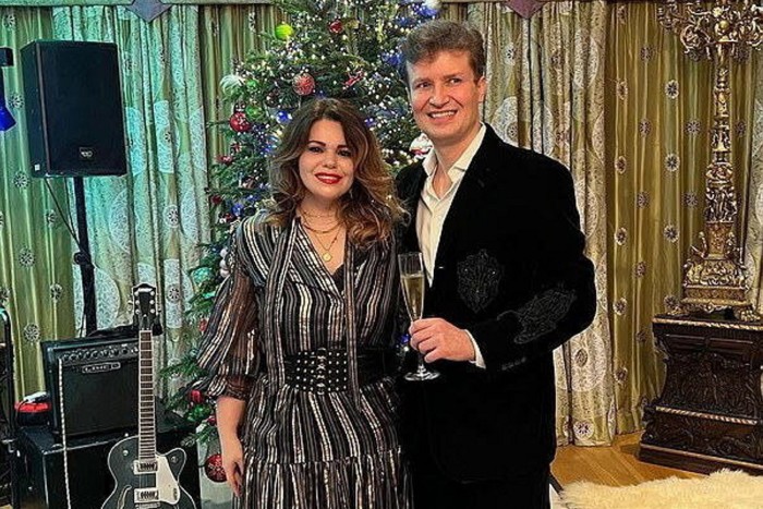 Iya Patarkatsishvili and her husband Yevhen Hunyak