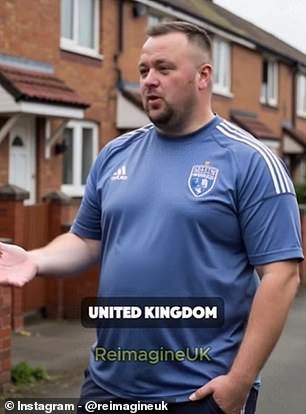 According to the bot, the stereotypical British man is an overweight bloke who looks to be in his mid-30s
