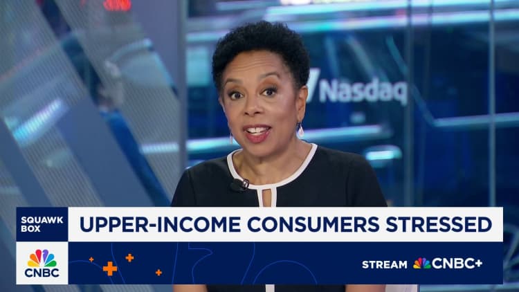 Upper-income consumers stressed: Here's why