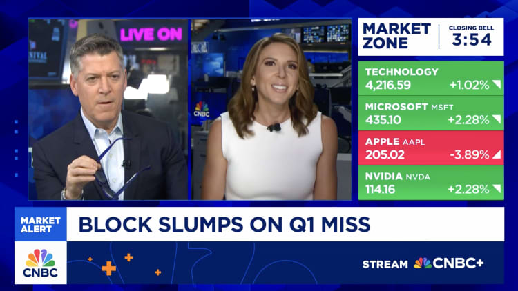 Block shares plummet 20% as Q1 earnings miss rattles Wall Street