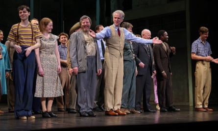 Matthew Modine debuts as Atticus Finch in the West End production of To Kill A Mockingbird at The Gielgud Theatre on November 21, 2022 in London, England.