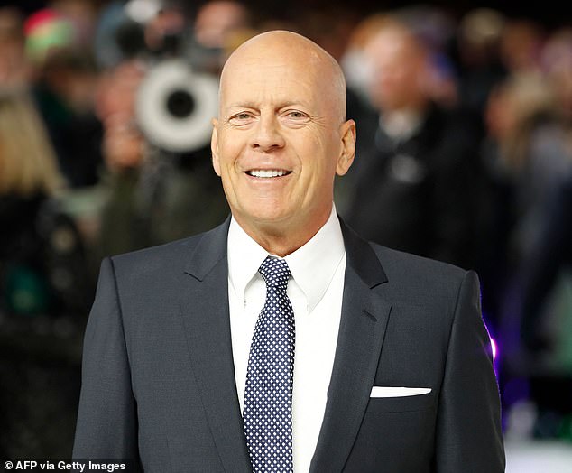 Bruce Willis has been given a second devastating diagnosis less than year after it emerged he had an untreatable brain disorder (Pictured in 2019 at the European premier of Glass in 2021)