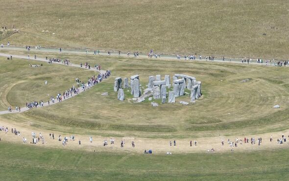 Vistors to Stonehenge